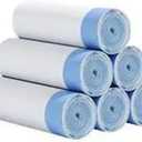 Trash Bag White Trash Bag Trash Bag for Bathroom (1 Count (Pack of 1))