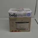 bella 6.0 Qt Programmable Slow Cooker, EverGood Ceramic Nonstick Coating, Adjustable Temperature & Cooking Times, Dishwasher Safe Stoneware Pot & Tempered Glass Lid, Tangle Free Cord Wrap, Oatmilk