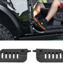 Foot Pegs Door Hinge Front Foot Peg Rest Pedal Compatible with Ford Bronco 2021 2022 2023 2024 Exterior Accessories 2 Door 4 Door - 1 Pair