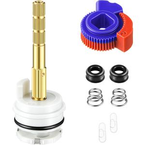 Dreyoo Round Stem Washerless Cartridge Compatible with Danze DA603567, Shower Cartridge Compatible with Glacier Bay and Pegasus Single Handle Tub/Shower Faucets with Temperature Limit Stops