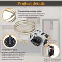 New Upgrade 988284 800382 Temperature Control Kit 077B6856,077B Series,Compatible with True Refrigerators,Exceed OEM Specifications