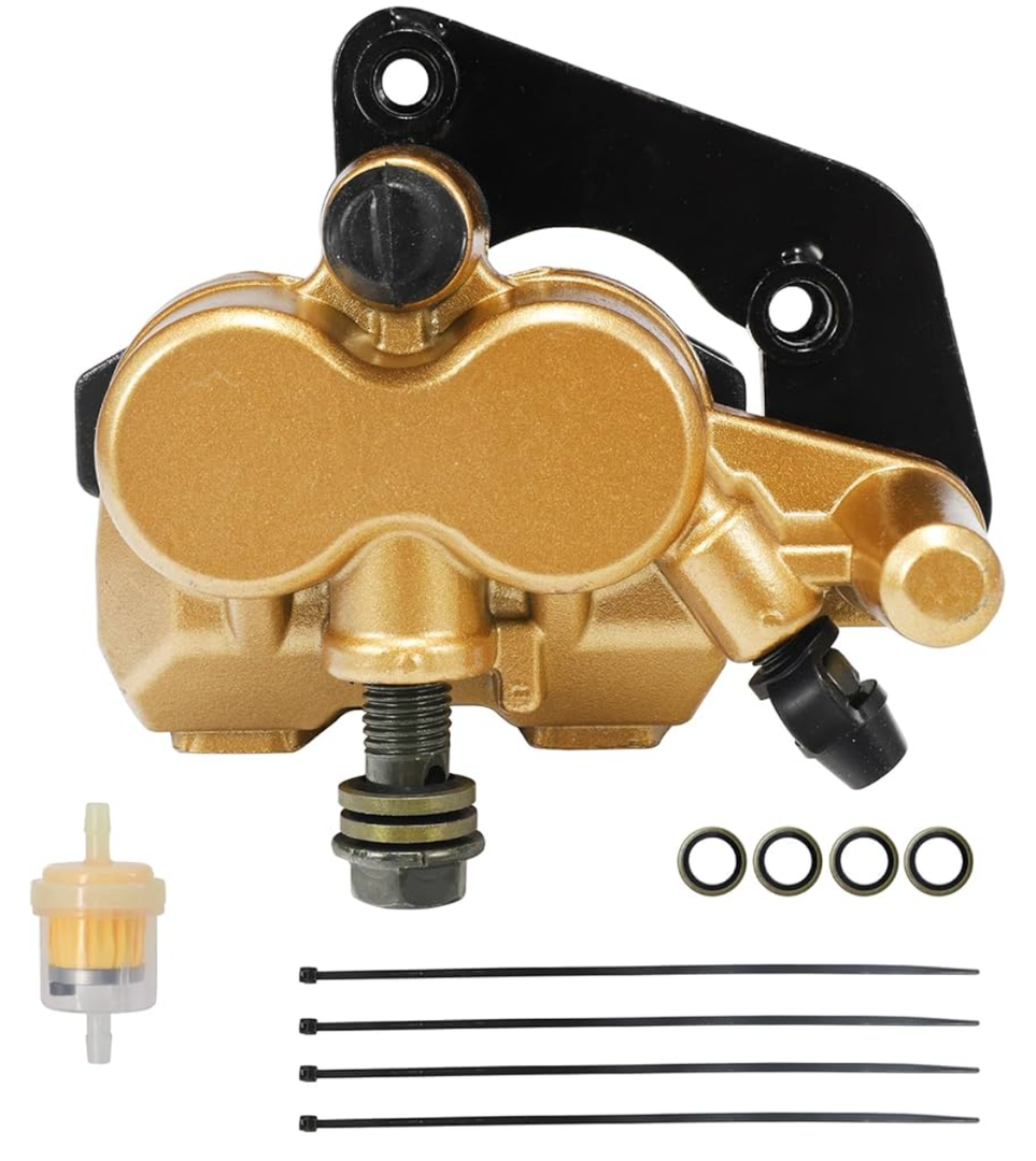 Front Brake Calipers 51mm Twin Piston Hydraulic Cylinder Caliper For Chinese 50cc125cc ATV Quad Pit Pro Dirt Bike Go kart Apollo 140cc z40