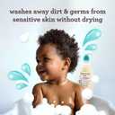 Aveeno Kids Face & Body Wash for Sensitive Skin, Oat Extract, Tear-Free, Non-Drying, Light Scent, Pump Dispenser, Hypoallergenic, Sulfate & Dye Free, 18 fl oz