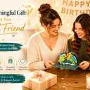 Gemini Pop Up Birthday Card for Women & Men, 3D Zodiac Greeting Card with Pull-Out Note Card & Envelope, Astrology Birthday Gift for Gemini Lovers, Handmade Keepsake Card 6" x 8"