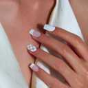 6 x Semi Cured Gel Nail Strips, 20 PCS Gel Nail Stickers - UV Light Wraps, Salon Quality & Easy to Use - French Chess