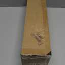 7/8 inch Curtain Rods for Windows 66 to 120 Inch, USFOOK Telescoping Splicing Drapery Rods, Decoration for Home with Silver Decorative Translucent Finials