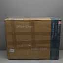 DUMOS Criss Cross Chair Legged Office Wide Comfy Desk Seat, No Wheels Armless Computer Task Seating, Swivel Comfy Vanity Fabric Modern Home Height Adjustable (Warm Beige)