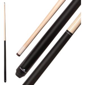 Mizerak 40" Shorty Pool Cue – One-Piece Hardwood Billiard Cue Stick with 12mm Leather Tip for Tight Spaces and Precison Shots 3 packs