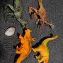 5 Pcs Dinosaur Figurines for Kids, Plastic Animal Toys Tiny Portable Dinosaur Figures Playset Montessori Toy Educational Game for Homeschool Preschool Toddler Kids