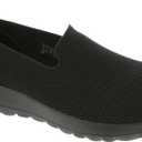 Skechers womens Walking Sneaker, Black, 11 Wide US