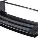 Lippert Components Radius 24" Single Manual RV Step Assembly, 300 lbs. Anti-Slip Steps, Compact One-Hand Expand or Collapse, Black Powder Coat, Travel Trailers, 5th Wheels, Campers - 432678