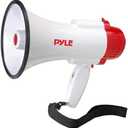 Pyle Megaphone Speaker PA Bullhorn - with Built-in Siren 30 Watt Voice Recorder & 800 Yard Range - Ideal for Football, Soccer, Baseball, Hockey, Basketball, Cheerleading Fans & Coaches - PMP35R