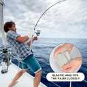 8 Fans Fishing Gloves UPF50+ Fly Fishing Gloves, Fingerless Gloves Sun Protection Gloves Men Women for Outdoor, Kayaking, Cycling, Rowing (X-Large)