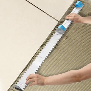 Tile Tools Tile Trowel 2/5" x 2/5" Square Notch Trowel 24inch, Wall Tile Leveling Tool for Masonry Tile Work,Perfect for Large Tiles Flooring & Tiling Masonry Hand Trowel