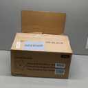 Brick Attic Drafting Chair with Backrest  Adjustable Foot Rest Rolling Stool with Wheels, PU Leather Swivel Stool for Office Spa Studio Lab Counter Salon Home Work Bar Kitchen Shop(Black)