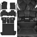 Naibeve Floor Mats for 2023-2026 Kia Sportage Hybrid (Not for Gas) - All Weather Custom Fit for Kia Sportage Hybrid Floor Mats & Trunk Mat & Backrest Mats & Door Sill Guards Interior Accessories