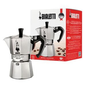 Bialetti Moka Express Iconic Italian Stovetop Espresso Maker (Natural Silver, 6 Cups) Bialetti Moka Express Iconic Italian Stovetop Espresso Maker (Natural Silver, 6 Cups)