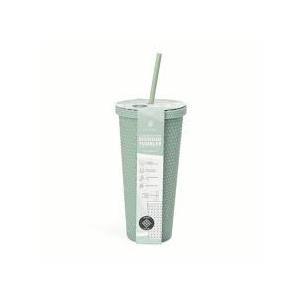 Manna Studded Tumbler 24 oz Sage Green Reusable & Eco-Friendly