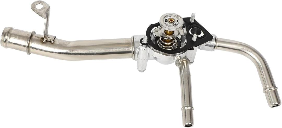 SCITOO Thermostat Housing Assembly Fit 2008-2015 for Buick for Enclave,2009-2015 for Chevrolet for Traverse,2007-2015 for GMC for Acadia,2007-2010 for Saturn for Outlook,OE 12599235 902692