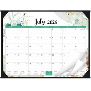 2026-2027 Desk Calendar - Large Desk Calendar from July 2026 to December 2027, 22''x17'',18 Monthly Desk/Wall Calendar, Desk Calendars 2026-2027 Large Space for Writing with Protect Corner