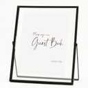Calculs Black Floating Picture Frame Party Entry Registry In Decorative Sign Welcome Guestbook Signage Dcor Display Photo Holder Table Top Photobooth 10 Inches