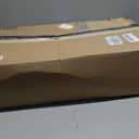 Low Entry Litter Box for Senior or Disabled & Injured Cats, Stainless Steel High Sided Enclosed Easy Step in Entry-Large Metal Kitty Litter Box for Kittens, Odor Control (23.6x15.7x5.9)