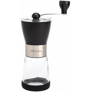 Primula Manual Adjustable Burr Coffee Grinder - Ceramic Mill & Brushed Stainless Steel Body - Whole Bean for French Press, Cold Brew, Espresso, Camping, And More