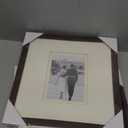 Yaetm 12x12 Square Picture Frame Matted to 5x5, Double Floating Ivory Mat, Black Photo Frame with Polished Tempered Glass for Wall Gallery, Home and Office, Wall Mounting, 3 Pack, Black