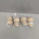 3 Inch Wooden Unfinished Bun Feet for Dresser Legs Couch Sofa Cabinet bun feet Ottoman DIY Replacement Wood Furniture Legs for Furniture Set of 4 (4set, 3inch) Patent Application