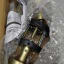 Mega Handles Buena Privacy Door Knobs - 1 Pack Reversible Interior Matte Black Door Knob, Heavy Duty Bed and Bath Door Knobs with Privacy Lock, Fits All Standard Door Sizes - Matte Black