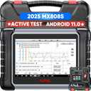 Autel Scanner MaxiCheck MX808S, 2025 US Ver of MaxiCOM MK808S MK808Z, Full Bidirectional Diagnostic Scan Tool as MK900 MX900 MK900BT MK808BT PRO, 3K+ Active Test, 28+ Service, OE All System, OS11, FCA