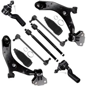SCITOO 10pcs Front Suspension Kit Lower Control Arm And Ball Joint Outer Inner Tie Rod End w/Boot Sway Bar End Link Replacement for 2010-2013 for Mazda 3 2010-2013 for Mazda 3 Sport