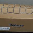 Bedsure Twin/Twin XL Size Comforter - GentleSoft 2 Pieces Double-Side Fleece Fluffy White Comforter Set, Cozy Striped Room Decor Aesthetic Luxury Twin Bedding Sets, 1 Pillowcase, 68x88 Inches