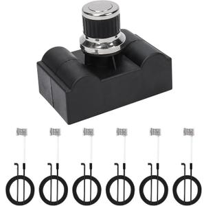 Grill Igniter Kit for Nexgrill 720-0896X 720-0898 720-0898A 720-0896B Replacemet for 6 Burner Grill, 7 Outlet Tact Push Button Spark Igniter with Wire Ignition Replacement Kits
