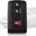 Key Fob for Toyota Prius 2004 2005 2006 2007 2008 2009 Replacement Keyless Entry Remote Smart Key Fob for Silver Logo, P/N: 2584A-B31EG, 89994-47061 (FCC ID: MOZB31EG)