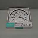 La Crosse 404-3025W 10-inch Basics Quartz Analog Wall Clock - White