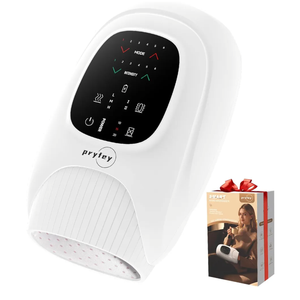 Hand Massager with Heat and Compression, Hand Massage with 2 Vibration 6 Modes 6 Intensities, Electric Hand Massager for Arthritis and Carpal Tunnel Relief, Valentines Day Gifts for Women Men, White