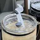 Glass Water Cup with Handle - 32 oz, Clear Mug with Lid and Straw Thick Transparent Mug for Coffee, Milk, Juice, Perfect for Office and Live at Home Use