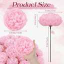 Suncalla 50 Pcs Artificial Peony Rose Flowers Heads 4.7 Inches Silk Fake Peony Head Flowers for Wedding Bridal Bouquet Home Floral DIY Centerpieces Tables Party Decorations (Pink)