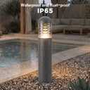 31.5" Landscape Path Lights, IP65 Waterproof Pathway Lights Wired, 7.9"Lx7.9"Wx31.5"H