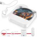External Portable CD Player for Car - Car CD Player with USB Port AUX Port, Extra USB Extension Cable, Universal USB CD Player for Vehicle, Laptop, TV, Computer, for Android 4.4 and Above Navigation
