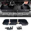 MAXDOM Under Seat Storage Fit for (2019-2024) Chevy Silverado 1500/GMC Sierra 1500 (2020-2024) 2500 3500 HD | Double & Crew Cab Rear Underseat Organizer Box