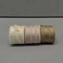 Ribbli Ivory Champagne Silk Satin Ribbon 1.5 Inch x 30 Yard Handmade Frayed Chiffon Ribbon for Gift Wrapping Wedding Invitations Bridal Bouquets Home Decor