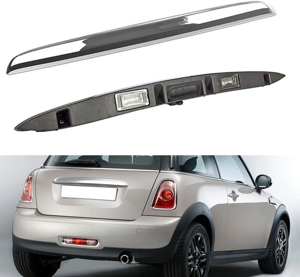 51132753603 Rear Trunk Handle for Mini Cooper, Chrome Trunk Liftgate Tailgate Hatch Pull Handle with Lamp for 2005-2015 Mini Cooper S R56 R57 R58 R59 R60 R61
