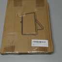 DinlamGud Vintage Wood Table Vanity Makeup Mirror, Rectangle Wall Mounted Mirrors, Desk Mirror, Hanging Mirror, Wall Mirror Decor for Living Room, Bedroom, Entryway, 8x11 inch