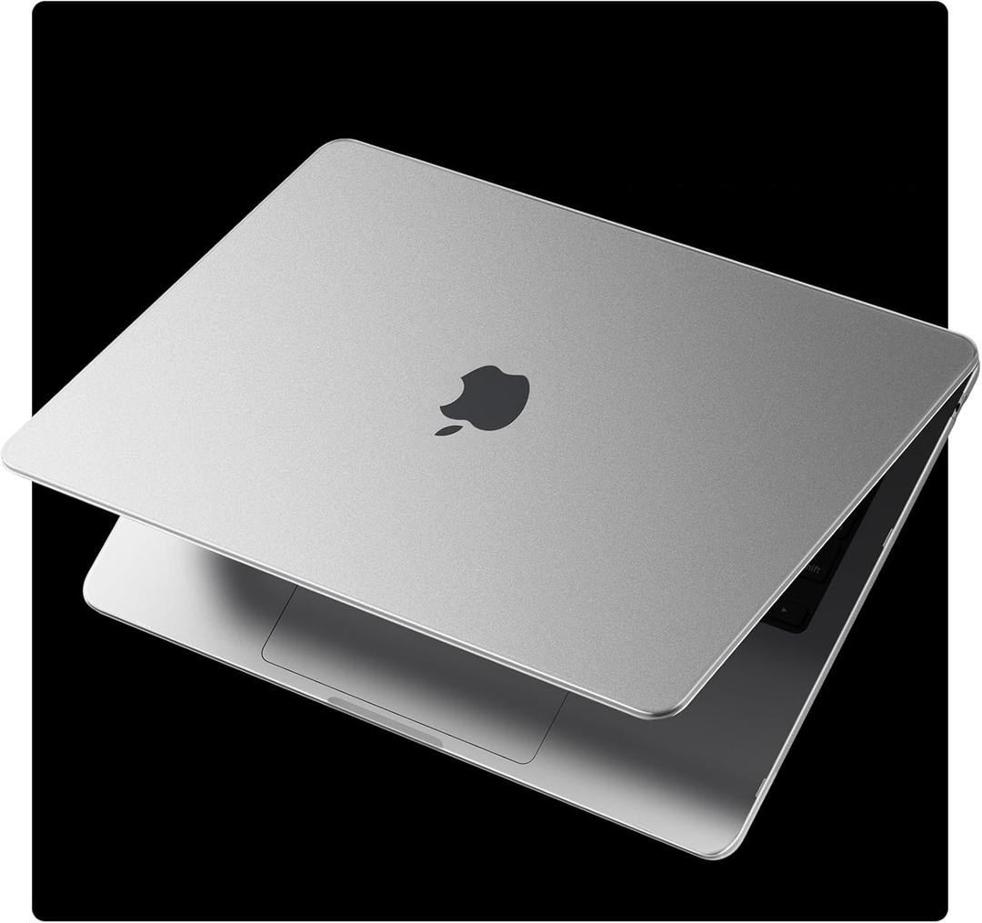 Compatible for MacBook Air 13.6 inch Case M4 M3 M2 2025 2024-2022 Release Model A3240 A3113 A2681, Sturdy Protective Hard Shell Case Cover for MacBook Air M2 13 inch - Matte Clear