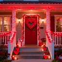 JMEXSUSS 2 Pack Solar String Lights Outdoor Waterproof, Total 400 LED 151FT Solar Christmas Lights Outdoor, 8 Modes Christmas Light for Outside Patio Yard Tree Decorations, Red