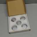 puxyblue   5 Pack DG94-03500A/Z OEM Stove Knob Replaces DG94-03500A DG94-03500U DG94-03500W Electric Gas Range Knobs Fit for Sam-Sung NX60T8111SS NX60T8311SS NX60T8711SS