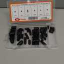 80 Piece Vacuum Cap Assortment Carburetor & Vacuum Rubber Cap Assortment Set 5/32" -3/8" Auto Repair Kit