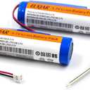 (2-Pack) 3.7V 2600mAh 93837-001 Battery Replacement for Wahl 5 Star Magic Clip Cordless Senior Sterling 4 Lithium Ion Cordless Designer Beretto Super Taper Cordless with Tool